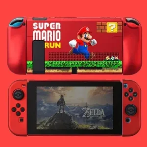 COQUE DE PROTECTION SUPER MARIO RUN ROUGE + JOYCON